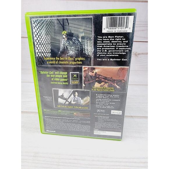 Tom Clancy's Splinter Cell Stealth Action Redefined (Xbox, 2002) Tested - Picture 5 of 9